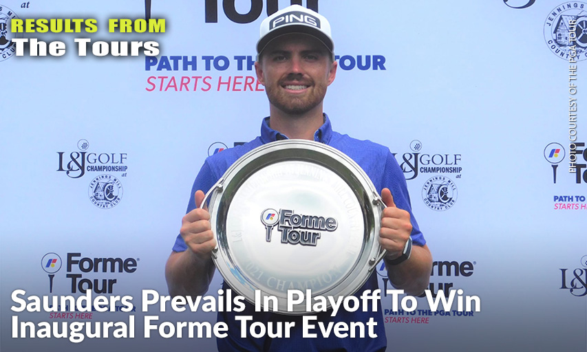 The Victory At Jennings Mill Country Club Was Worth 500 Points On The Points List & US$20,000 For Samuel Saunders. Sam Saunders