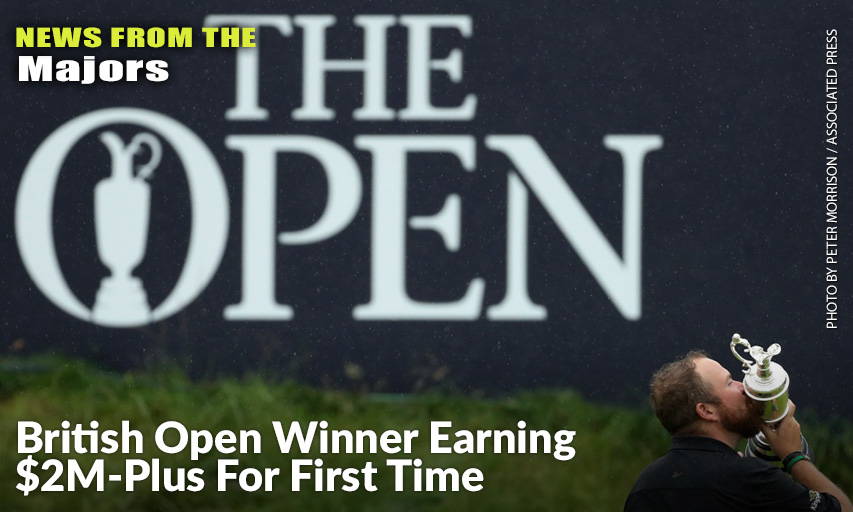 Ireland's Shane Lowry Holds The Claret Jug Trophy After Winning The 2019 British Open. Shane Lowry