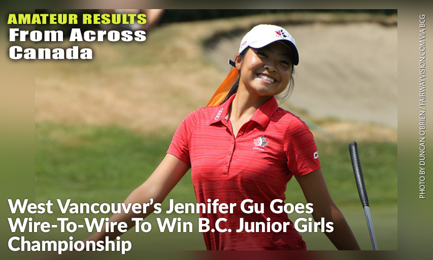 Jennifer Gu Has A Right To Smile Now That She Is The BC Junior Girls Champion. Jennifer Gu