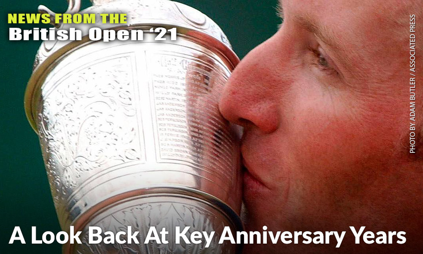 David Duval Kisses The Claret Jug After Winning The 2001 British Open. It Is The 20-Year Anniversary Of Duval's Only Major. David Duval 2001 British Open winner