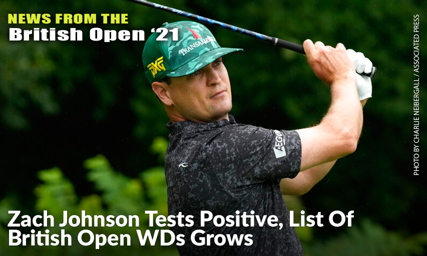 Zach Johnson Hits Off The Second Tee During The Final Round Of The John Deere Classic. Zach Johnson
