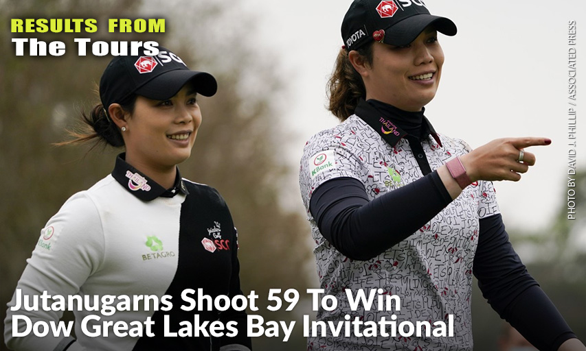 Ariya Jutanugarn (R) & Her Sister Moriya Jutanugarn At The 2020 U.S. Women's Open. Ariya and Moriya Jutanugarn