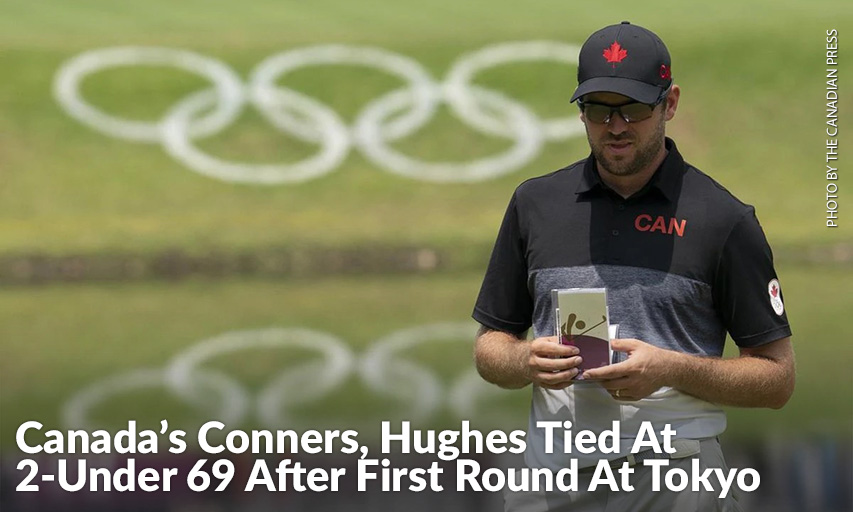 Corey Conners At The Tokyo Olympics Men’s Golf Tournament. Corey Conners