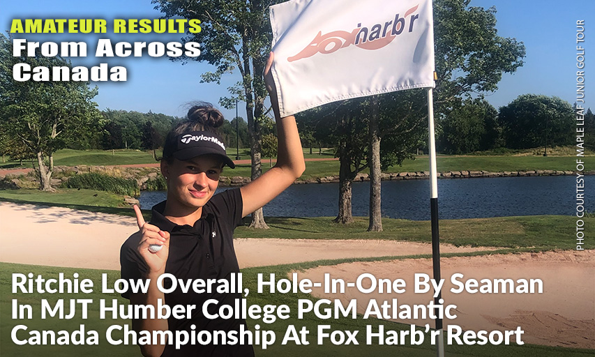 Olivia Seaman Aced The 7th Hole During The Tournament. Olivia Seaman