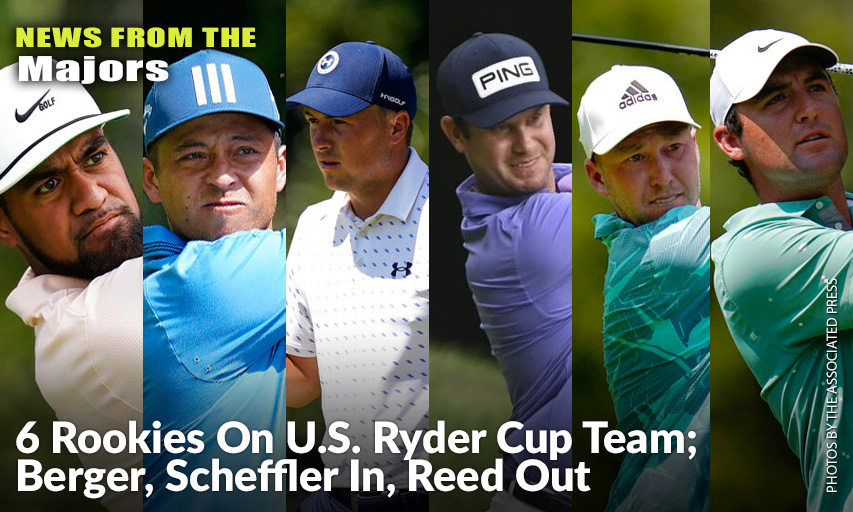 Tony Finau, Xander Schauffele, Jordan Spieth, Harris English, Daniel Berger & Scottie Scheffler