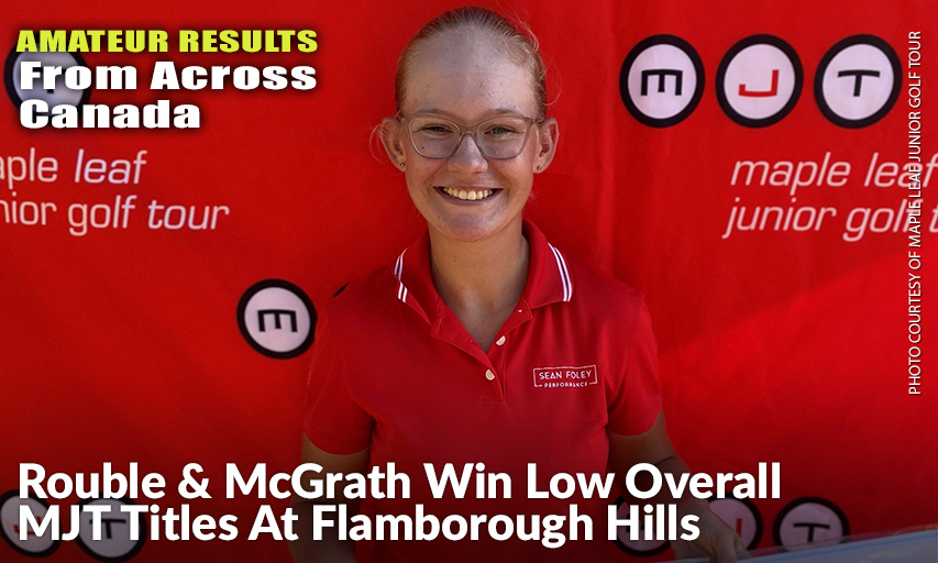 Lindsay McGrath, MJT Girls 15-19 Winner Lindsay McGrath