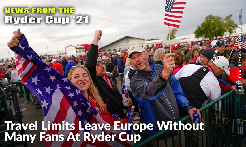 Fans Cheer During The Opening Ceremony For The Ryder Cup.