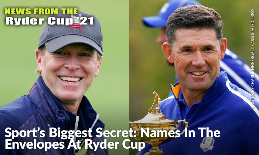 Team USA Captain Steve Stricker & Team Europe Captain Padraig Harrington