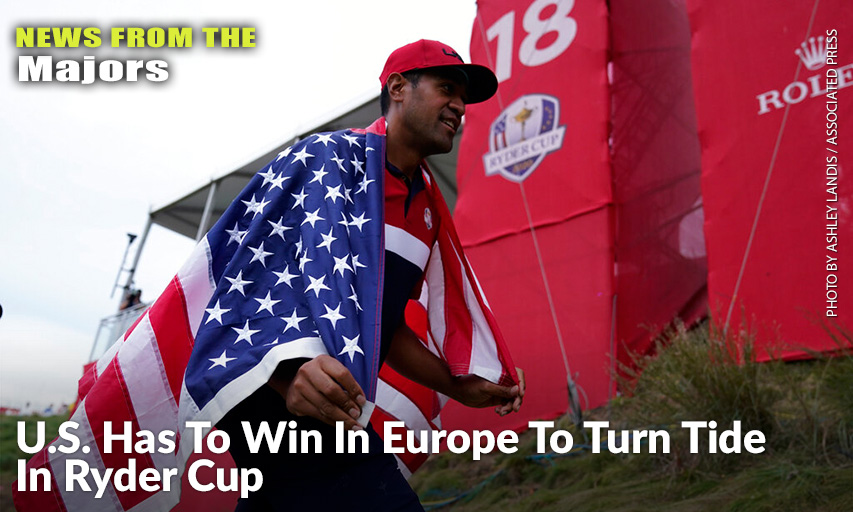 Team USA’s Tony Finau Celebrates After The Ryder Cup Matches. Tony Finau