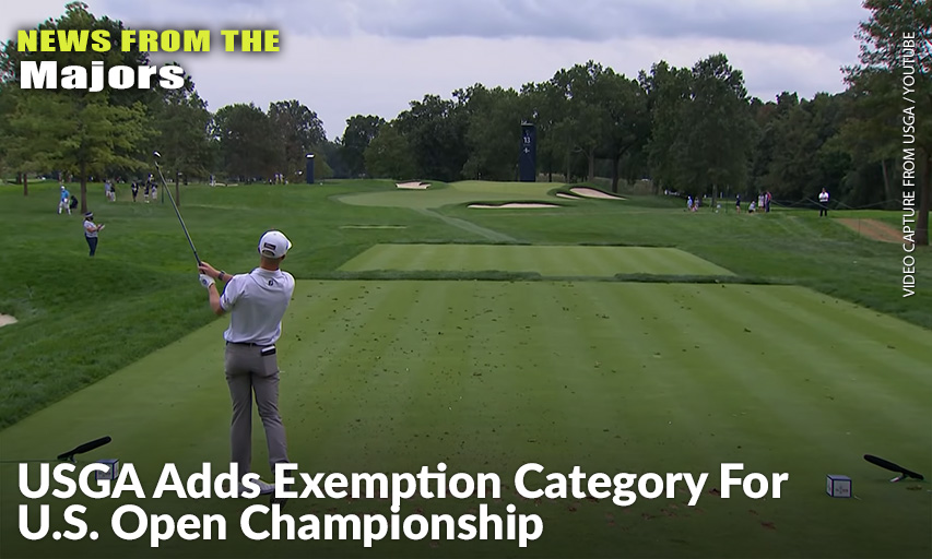 Will Zalatoris Teeing Off At The 13th Hole During The First ROund Of The 2020 U.S. Open. Will Zalatoris