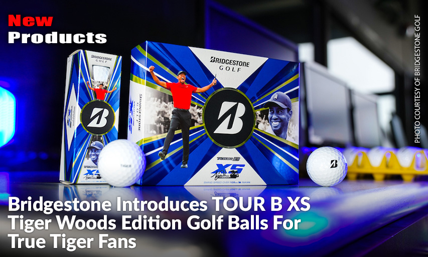 New TOUR B XS Tiger Woods Edition Have All The Tech Of Standard Model With “TIGER” Side Stamp & The Same Play Number As The 15-Time Major Champ. Bridgestone TOUR B XS Tiger Woods Edition