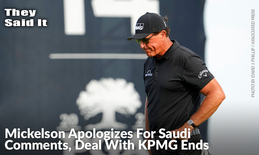 Phil Mickelson During The Third Round At The 2021 PGA Championship. Whether His True Intentions Were Chasing Saudi Arabian Money Or Gaining More Control Over How He Thinks The PGA TOUR Should Be Run, Mickelson Has Been Exposed For Manipulating People To Get What He Wants. Phil Mickelson