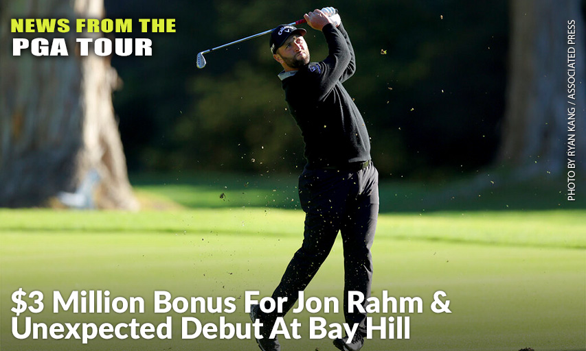 Jon Rahm During The First Round Of The 2022 Genesis Invitational. Jon Rahm