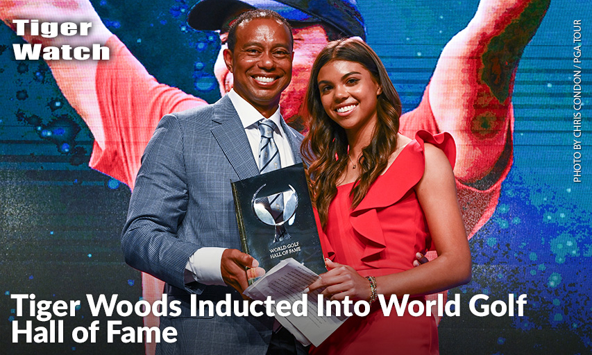 Tiger Woods’ Daughter, Sam, Delivers Speech Inducting Her father. Woods Headlines Hall of Fame’s 2022 Induction Class, Alongside Susie Maxwell Berning, Tim Finchem & The Late Marion Hollins. Tiger Woods