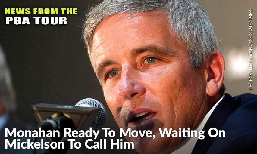 PGA TOUR Commissioner Jay Monahan During A News Conference Ahead Of The 2019 ZOZO Championship. Monahan Says The Threat Of A Saudi League Is Not Over & That Players Still Thinking About It Should Make Up Their Minds. PGA TOUR Commissioner Jay Monahan