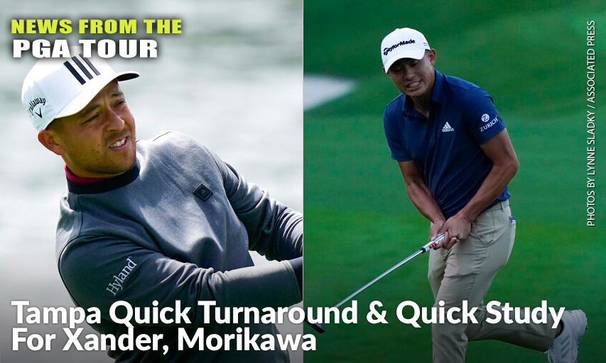 Xander Schauffele & Collin Morikawa At THE PLAYERS Championship. Xander Schauffele & Collin Morikawa