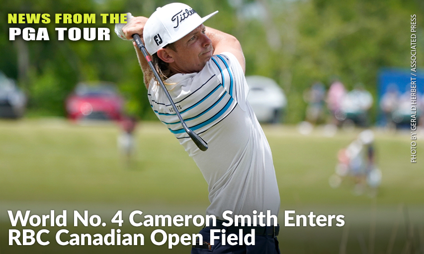 Cameron Smith Hits Off The Ninth Tee During The Third Round Of The 2022 PGA Zurich Classic. Cameron Smith