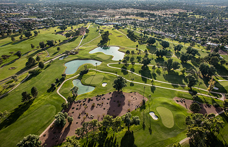 The Gold And Patriot Courses At Wigwam Resort As Seen From A Helicopter Flyover